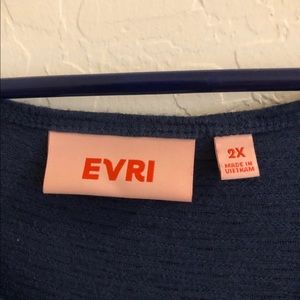 EVRI Tops - Button down front knot navy EVRI Tops - Button down front knot navy